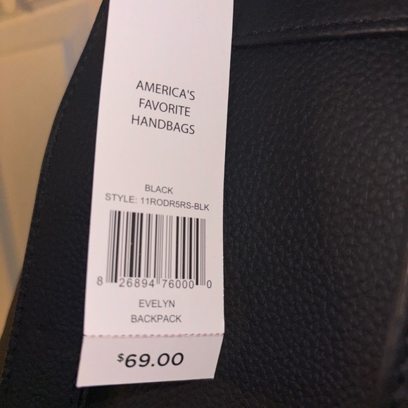 Rosetti Black Backpack - Picture 3 of 4